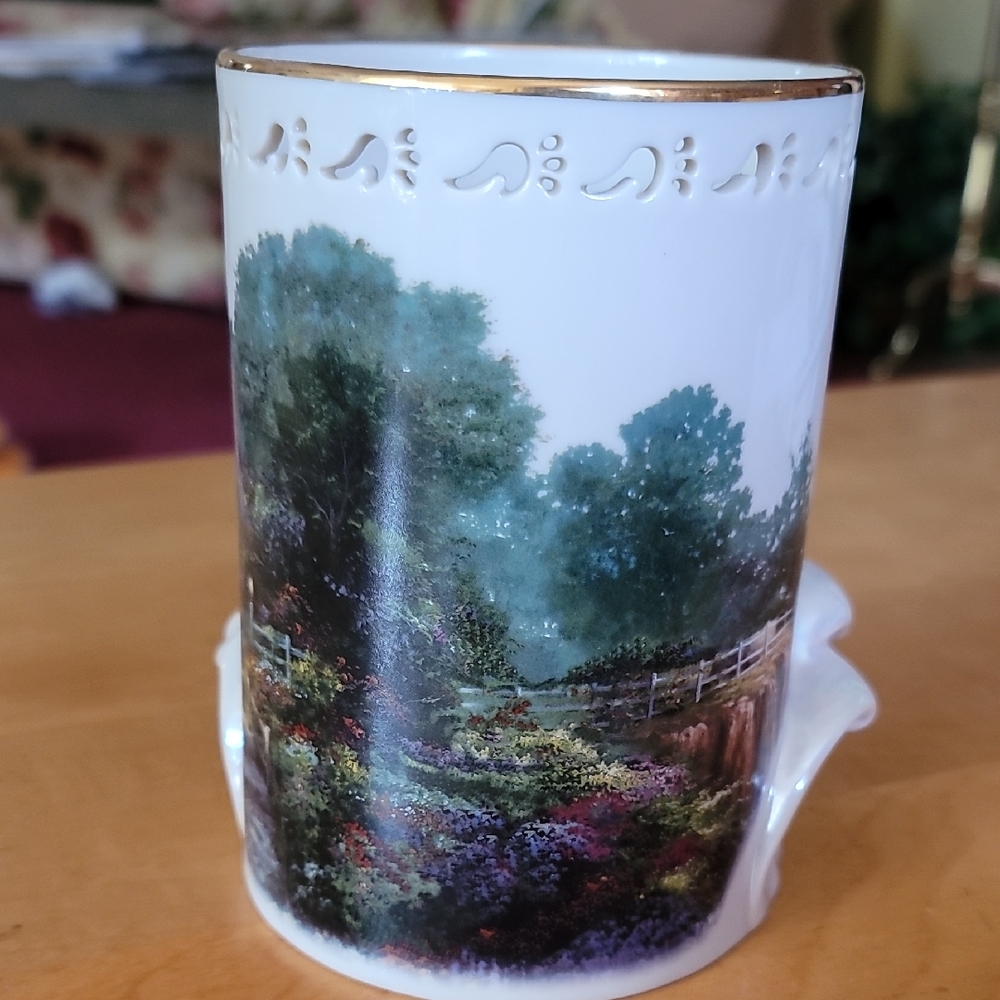 Lenox By Thomas Kinkade Candle Holder
